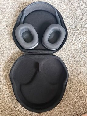 Apple AirPods Max Wireless Headphones Space Gray First generation w/ Black Case